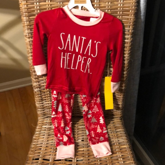 Rae Dunn Pajamas Rae Dunn Size 5 Santas Helper Poshmark